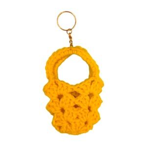 Crochet Farmer’s Market Bag Keychain